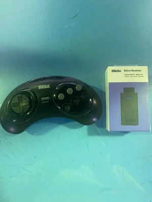 6-button OEM Sega Genesis Gamepad with 8bitdo mod kit and bluetooth receiver - Image 1 of 4
