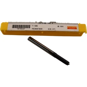 NEU Sandvik CoroTap 100 H T110M6 gerader Nutengewindebohrer - M6 6HX, HSS-E-PM, TiAlN Co - Bild 1 von 5