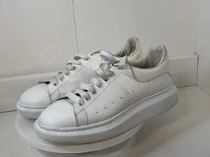 Scarpe da ginnastica Alexander McQueen bianche originali - taglia 9 (43) - A/F - Foto 1 di 24