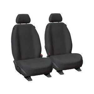 Sperling Cotton Canvas Tailor Made Seat Covers - Charcoal, Front - CG385.102 ... - Picture 1 of 1