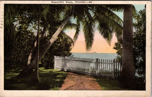 Alte Postkarte - schöne Aussicht, Florida #46, 1923 Poststempel  - Bild 1 von 2