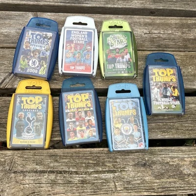 Top Trumps Football bundle 7 in total all sorts - used  Chelsea Man City Spurs - Image 1 of 4