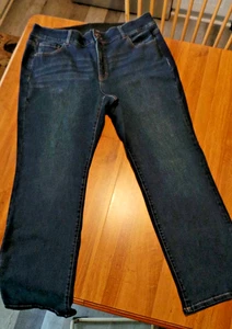 22 Pantalones de mezclilla azules bota tiro alto marca Lane Bryant para mujer - elásticos 40x31 - Imagen 1 de 10