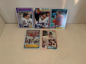 LOT OF 5 RANDY GRADISHAR 1970s 80s Cards #480 40 116 79 262 DENVER BRONCOS HOF E - Bild 1 von 1