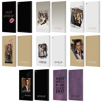 OFFICIAL GOSSIP GIRL GRAPHICS LEATHER BOOK WALLET CASE COVER FOR AMAZON FIRE - Image 1 of 4