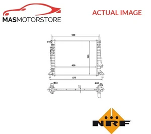 RADIADOR REFRIGERACIÓN MOTOR NRF 53028 A PARA FORD FOCUS II, FOCUS C-MAX, C-MAX - Imagen 1 de 5