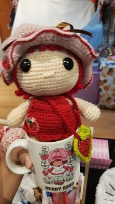 Crocheted Strawberry Shortcake - Image 1 of 4