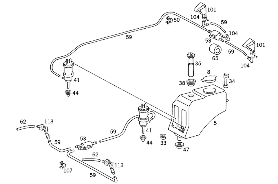 Cierre original Mercedes-Benz 202-860-93-69 Foto 1 de 1