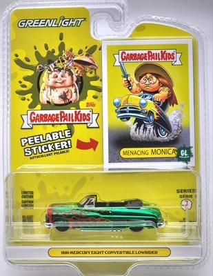 GREENLIGHT 2025 CHROME CHASE GARBAGE PAIL KIDS SERIES 7 1950 MERCURY EIGHT RR'S  - Image 1 of 4