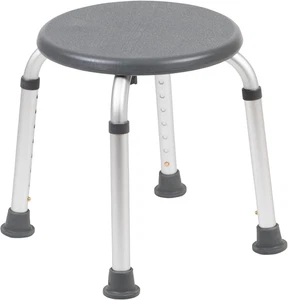 Hercules Series Aluminum Bath and Shower Chair with Adjustable Height, Anti-Slip - Picture 1 of 12