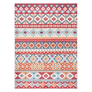 Dahlia Southwestern Stripe Indoor Outdoor Area Rug, UV Fade Resistant, High-L... - Picture 1 of 9