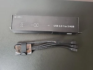 Lian Li PW-U2HB, HUB USB 2.0 interno da 1 a 3, nero! 🔥🔥 - Foto 1 di 6