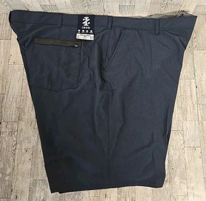 Izod Shorts 54 Hybrid Performance Classic Fit 10.5" Inseam UPF 50 Blue NEW - Picture 1 of 10