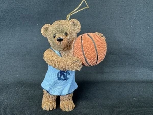 North Carolina UNC Tar Heels Basketball Bär Weihnachtsschmuck - Bild 1 von 10