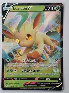 Leafeon V 013/159 Ultra Rare Crown Zenith NM English Pokemon Card - Picture 1 of 2