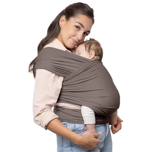 Original Babytragetuch Trage für Neugeborene 7-35 lbs, freihändig & ergonomisch, grau - Bild 1 von 12