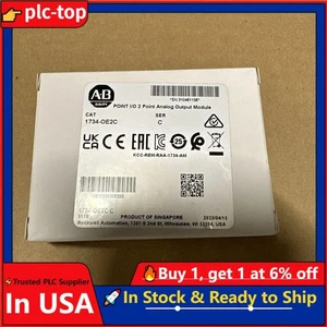 2022-2023 New AB 1734-OE2C POINT I/O 2 Points Analog Output Module 1734OE2C US - Picture 1 of 3