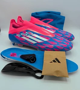 Adidas F50 Elite Laceless SG Blue/Pink IF1321 Men's Size 11/Women's 12 - Picture 1 of 7