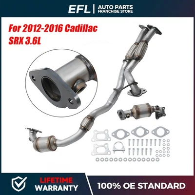 Catalytic Converters for 2012 2013 2014-2016 Cadillac SRX 3.6L EPA Direct Fit Foto 1 de 4