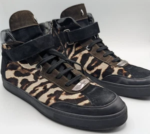 Roberto Botticelli Limited Leopard High Top Sneaker Herren UK 10 EU 44 - Bild 1 von 17