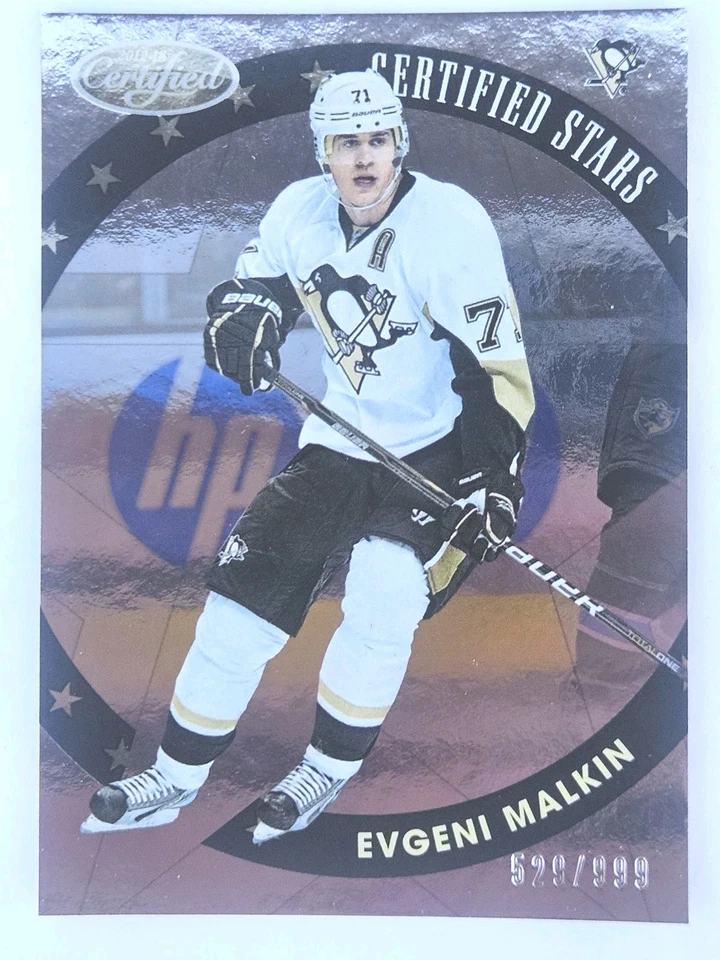 2012/13 Panini Certified Hockey Certified stars Evgeni Malkin  #/999 Pittsburgh - Image 1 of 1