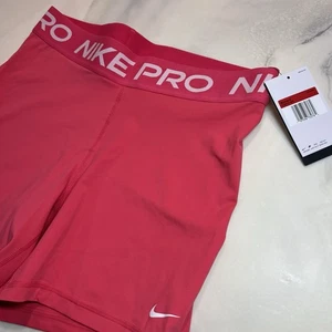 Nike Pro 365 Damen 5" Kompressionsshorts Dri-FIT Hot Pink Large CZ9831-629 Neu mit Etikett - Bild 1 von 8