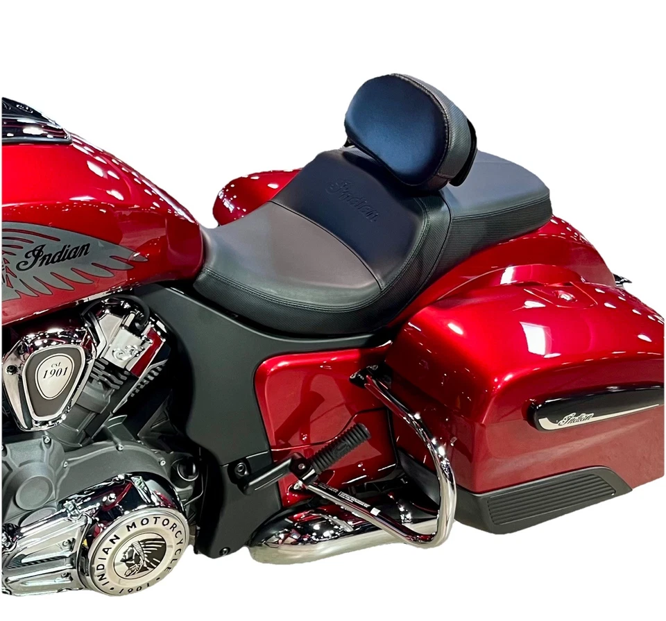 Asiento Indian Challenger-Pursuit Stock con respaldo para conductor Foto 1 de 4