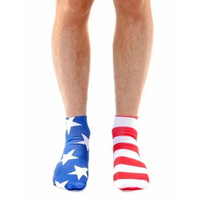 Calcetines al tobillo unisex estrellas y rayas Foto 1 de 3