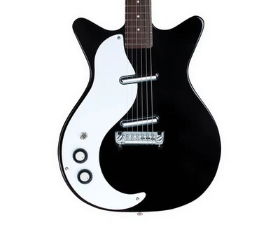 Guitarra Danelectro 59 MOD Nueva Stock Antiguo Plus para Zurdos - Negra - Caja Abierta Foto 1 de 4