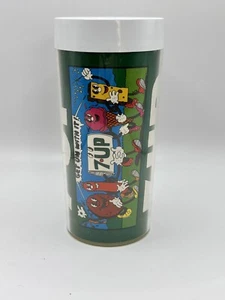 VTG 7UP THE UN-COLA CARTOON TUMBLER CUP THERMO SERVE USA Get Un With It! - Picture 1 of 8