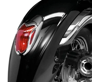 Taillight Cover Chrome for Kawasaki VN900 & VN1500/VN1600 Mean Streak - Picture 1 of 5