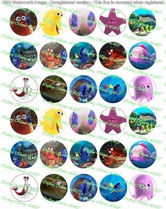 30 vorgeschnittene 1" Finding Dory Flaschenverschluss Bilder Set 3 - Bild 1 von 1