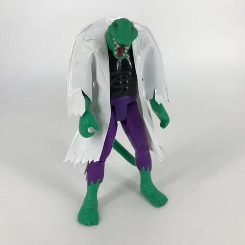 THE LIZARD Spider-Man Animated Series Lashing Tail 5" Figure 1994 ToyBiz - FLAW Cover