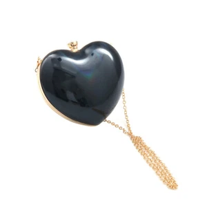 Heart Design Crossbody Bag Fashion Evening Bag Shoulder Bag Delicate Adorable - Picture 1 of 12