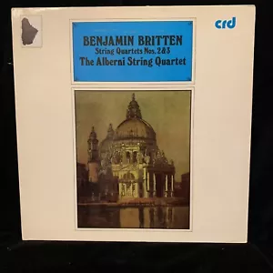 BRITTEN String Quartets #2 & 3 - ALBERNI QUARTET - CRD ST LP UK 1981 - Picture 1 of 6