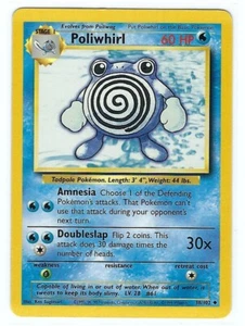 Poliwhirl  038/102 -  BASE SET - Vintage 1999 Pokémon WOTC - Near Mint - Picture 1 of 2