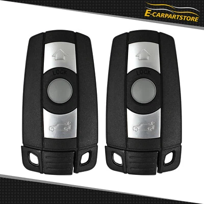 2 Fits 2007 2008-2010 BMW 328i 328xi 335i Remote Key Fob Uncut Shell Case — 第 1/4 张图片
