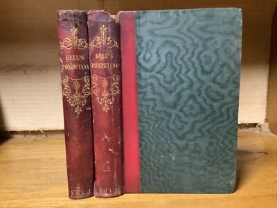 1837 2 Vols. Pompeiana: Topography, Edifices & Ornaments Of Pompeii - Plates - Image 1 of 4