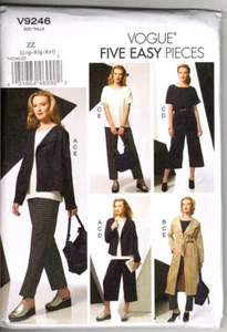 Vogue V9286 Misses Jacket, Pants, Skirt, Top - Size L to XXL Sewing Pattern - Picture 1 of 2