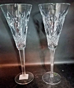Waterford 10-1/4" CELEBRATION TOASTING CHAMPAGNE FLUTES Friendship Wedding Boxed - Picture 1 of 3