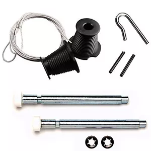 NUEVO KIT DE REPARACIÓN DE RODILLOS/CABLES CARDALE puertas antiguas CD45 Rodillos Husillos SIN HEXADECIMAL - Imagen 1 de 1