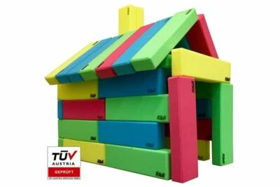 RIWI Bausteinset | XXL Schaumstoffbausteine | große Softbausteine | TÜV  - Bild 1 von 4