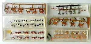 AS-IS Lot (6) Merten N Scale Animals (Cattle, Goats, Stags, Pigs, Horses, Dogs) - Picture 1 of 8
