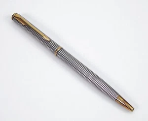 PARKER INSIGNA KUGELSCHREIBER SILBER STERLINGSILBER & GOLDRAND - SEHR GUTER ZUSTAND - Bild 1 von 13