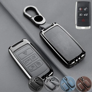 Zinc Alloy Leather Car Key Case Cover For Land Rover Range Rover Discovery Velar - Bild 1 von 21