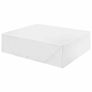 Case of White Letterhead Folding Boxes - Size 7 1/4" x 10 1/2" x 2" - 200 Boxes - Picture 1 of 4
