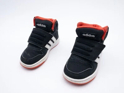 Adidas Hoops 2.0 Mid Niños Zapatillas Deportivas Tiempo Libre Negra T 24 Eu Tipo - Imagen 1 de 4