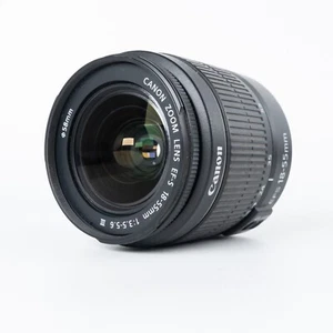 *AF Not Working* Canon EF-S 18-55mm f/3.5-5.6 III Camera Lens - Black - Foto 1 di 4