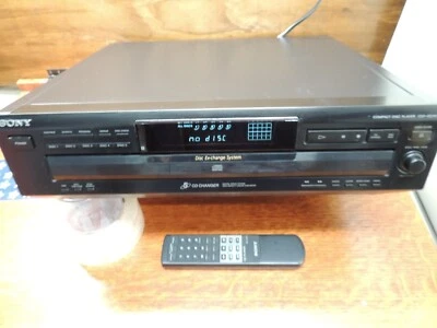 ESTATE SONY 5-Disc CD Player Carousel Changer CDP-CE315 With Remote. NICE!🔥 - Image 1 of 3