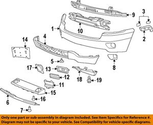 CHRYSLER OEM-License Plate Bracket Mount Holder 5288487AC